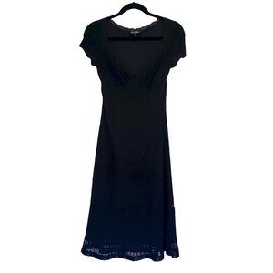 Betsey Johnson Black Dress SZ SM